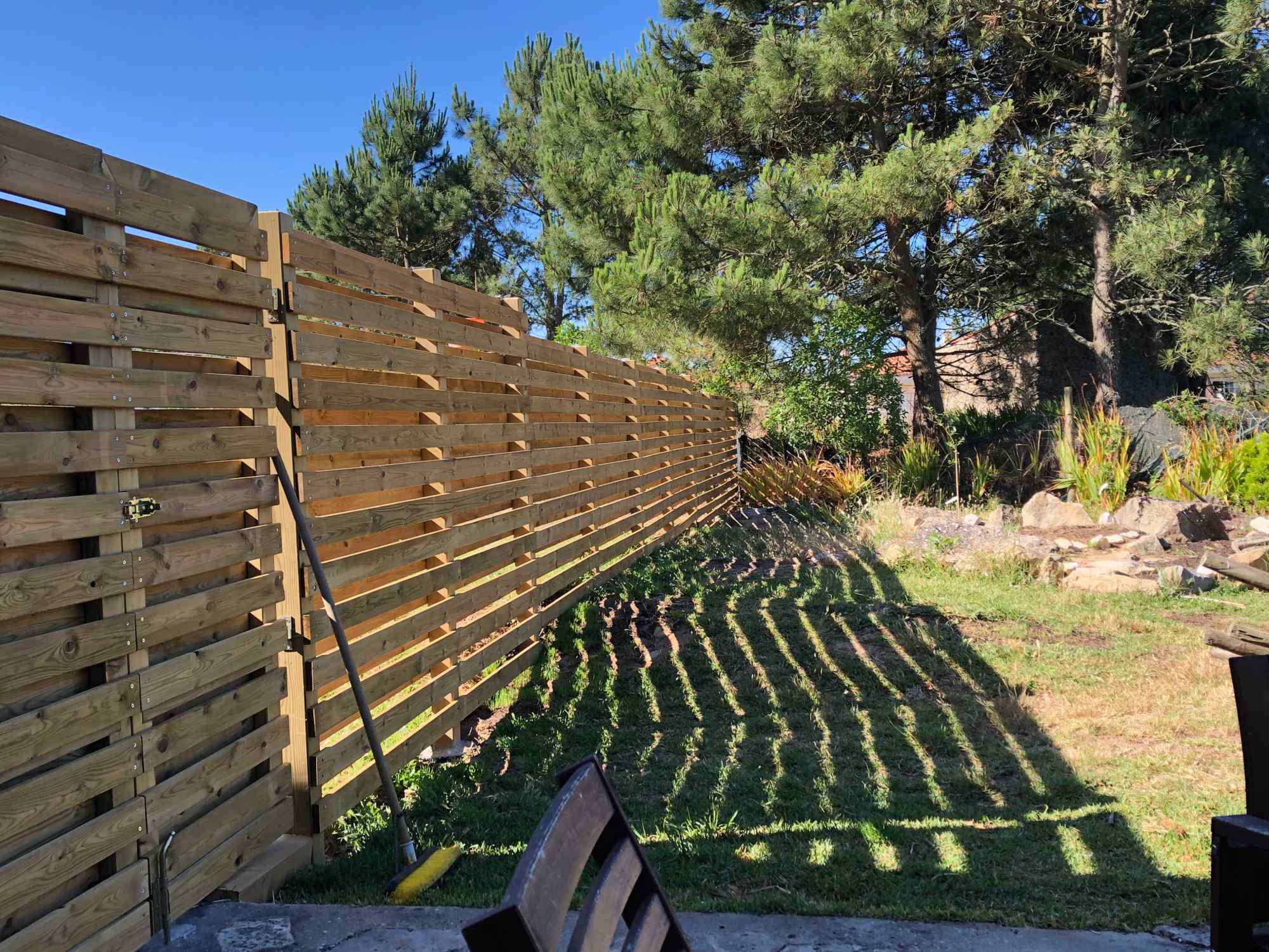 Timber fencing
